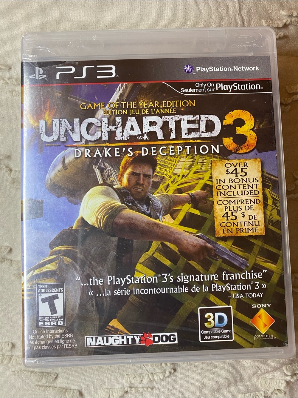 PS3 Uncharted 3 Drake's Deception - PlayStation 3 New & Factory Sealed Game PS3